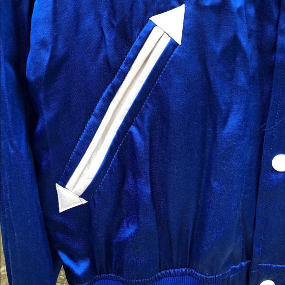 Shipley Halmos leather trim varsity Jacket - Picture 3 of 8